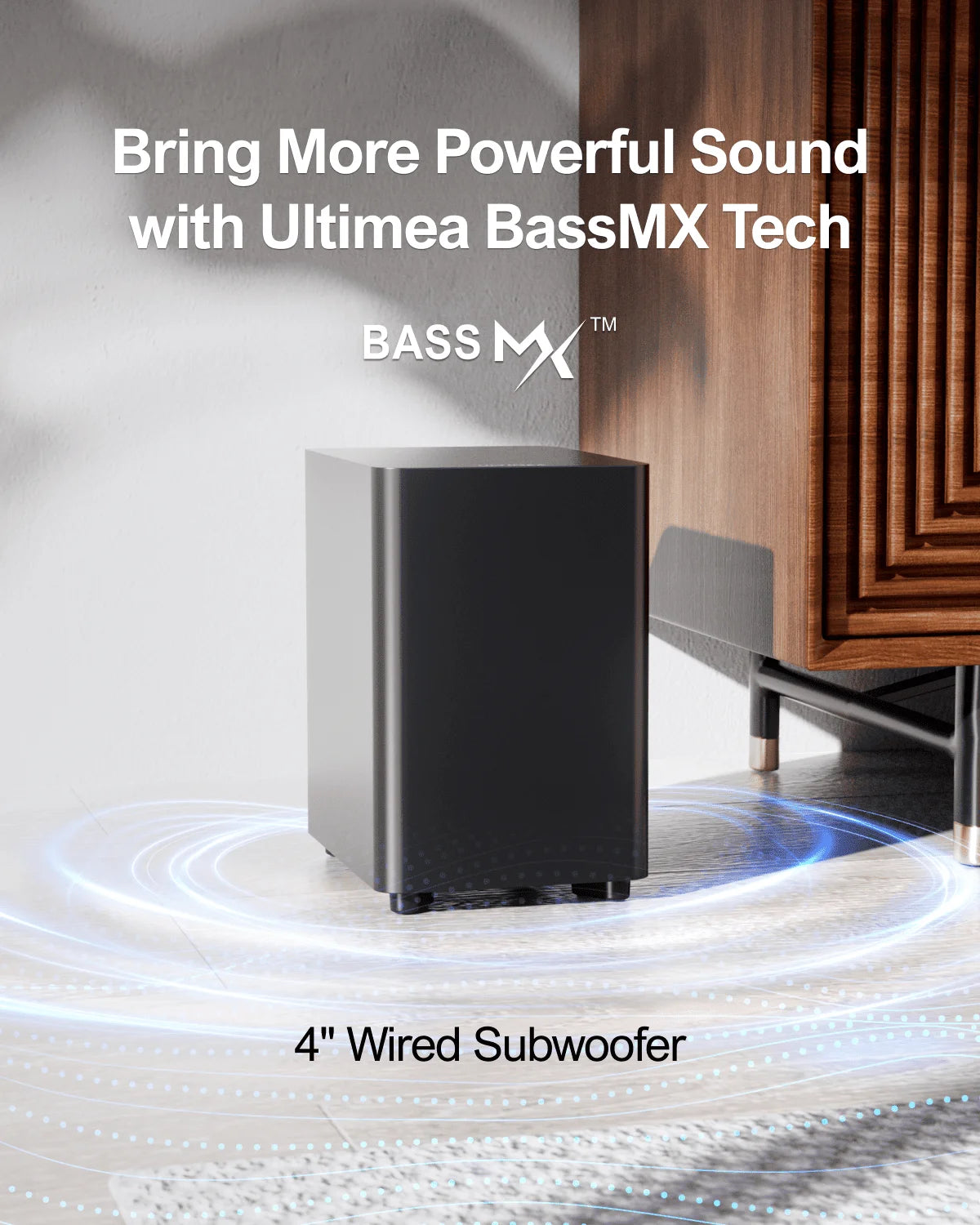 ULTIMEA 5.1 Virtual Surround Soundbar for Smart TV with APP Control