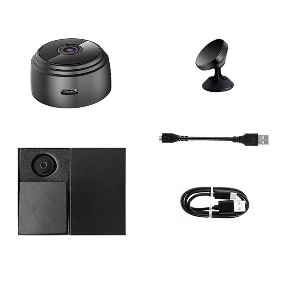 A9 WiFi Mini Camera 1080P Wireless Video and Voice Recorder for Smart Home Security Monitoring