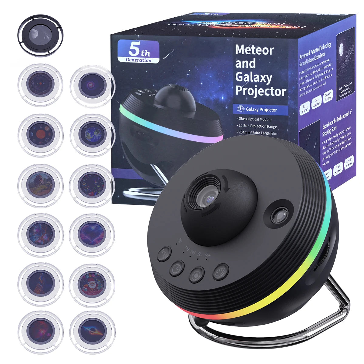 Mexllex Galaxy Star Projector Night Light Space Lamp