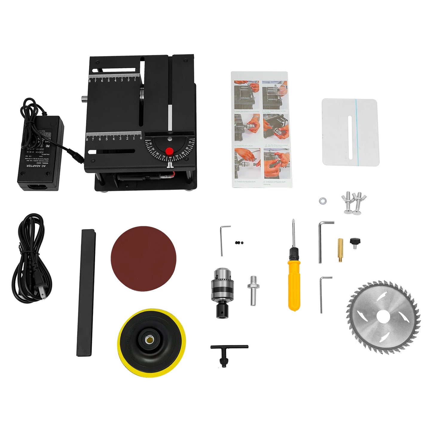 200W Mini Table Saw Multi-Functional Cutting Machine