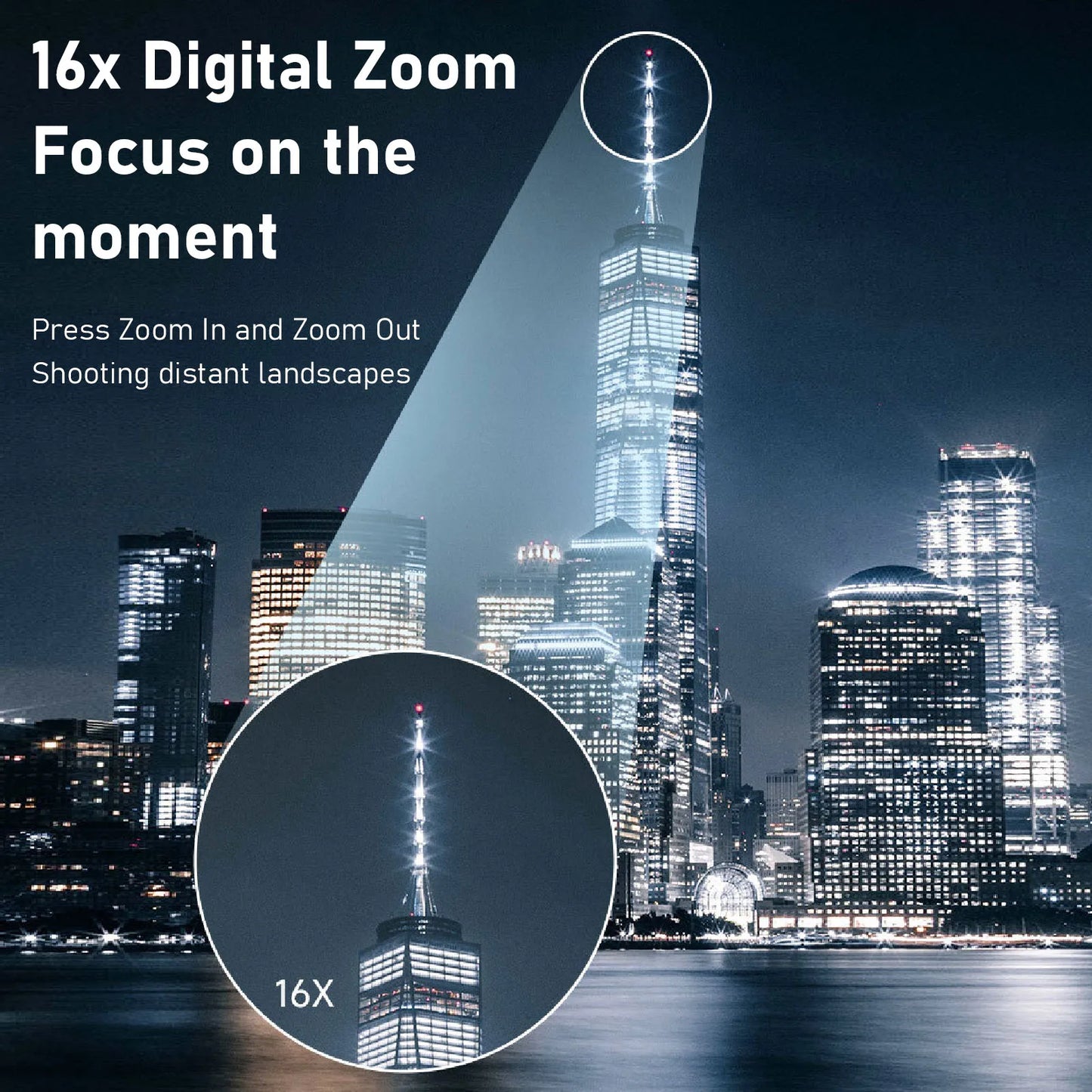1080P Digital Camera 16MP HD Smart Camera for Photography SLR Style Compact Digital Camera