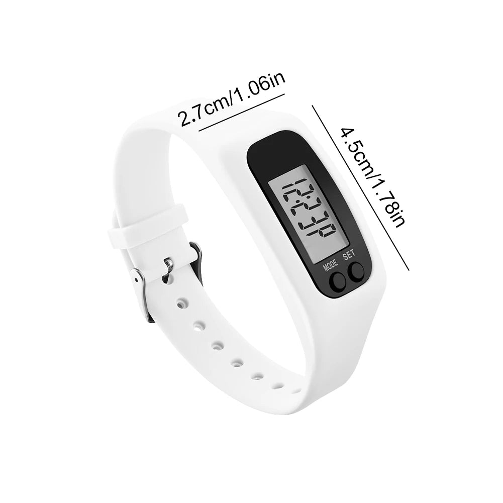 LED Pedometer Bracelet Calorie Counter Fitness Watch
