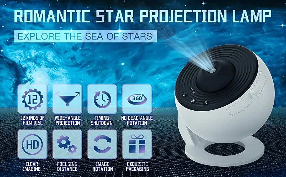 Galaxy Star Projector Night Light