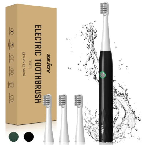 Sejoy Sonic Electric Toothbrush for Adults Rechargeable 5 Modes Personal Care