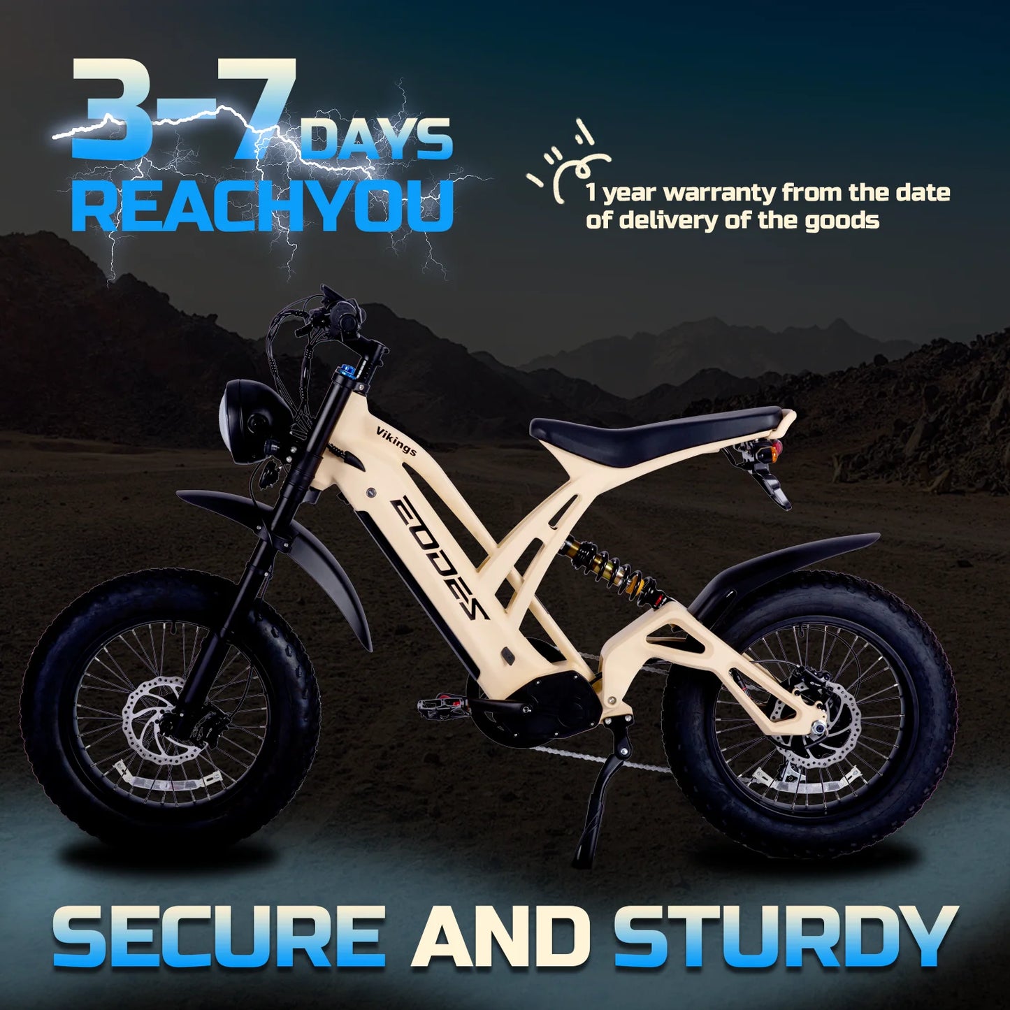 1000W Mountain Adult Electric Bicycle 48V 20AH Motorcycle Style 20 Inch Dual Oil Disc Off Road Ebike