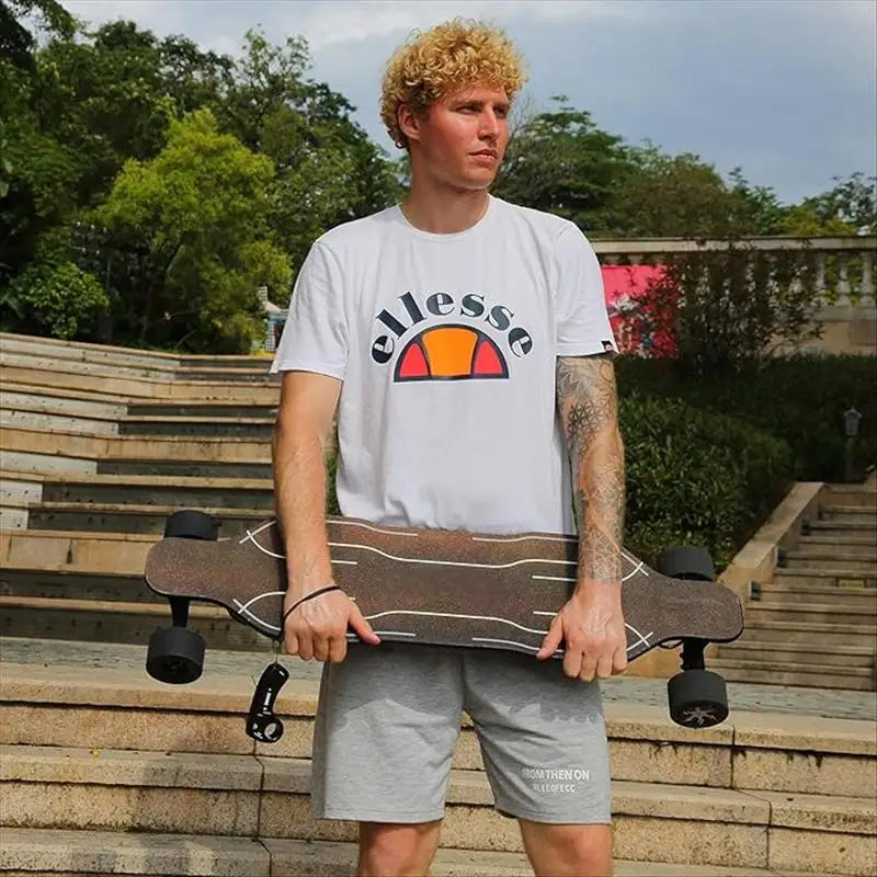 Electric Skateboard Longboard Dual Drive With Remote And Charger
