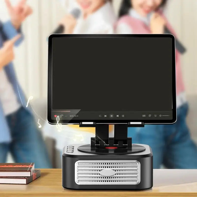 Phone Speaker Stand Wireless Desk Holder Stereo Sound
