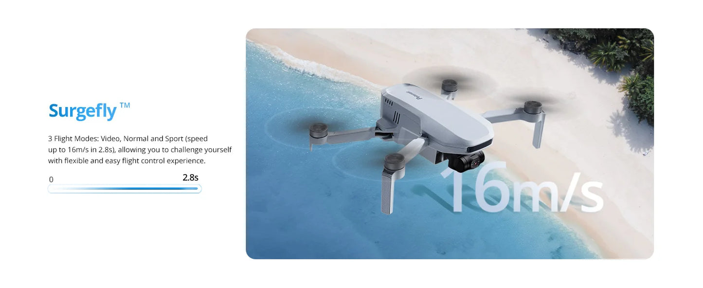 Potensic C0 Mini Drone 3 Axis Gimbal 6KM GPS 4K Camera Brushless Quadcopter ATOM