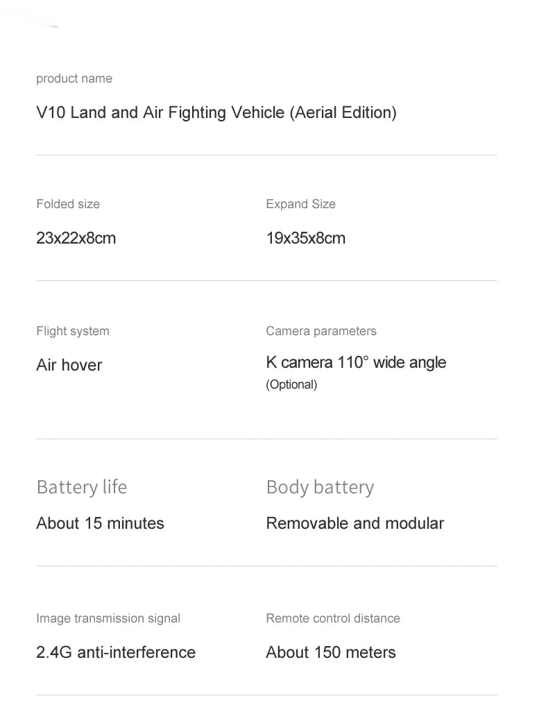 4DRC V10 Mini Drone 4K HD Camera 1080P FPV RC Quadcopter