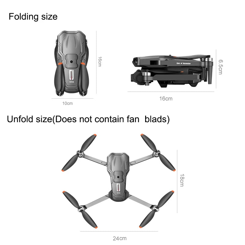 2024 D1 Drone HD Camera 5G GPS Obstacle Avoidance Brushless Motor RC Helicopter