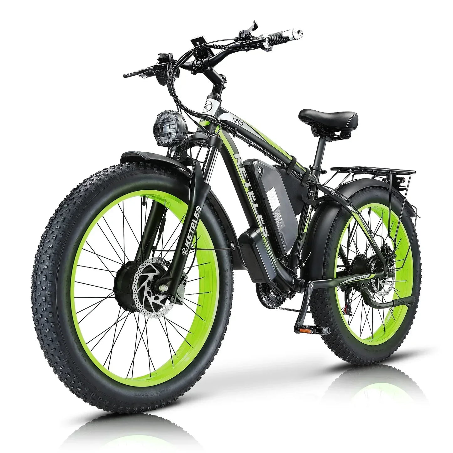 K800 Electric Bike 2000W Dual Motor 48V 23Ah Fat Tire with Hydraulic Brakes
