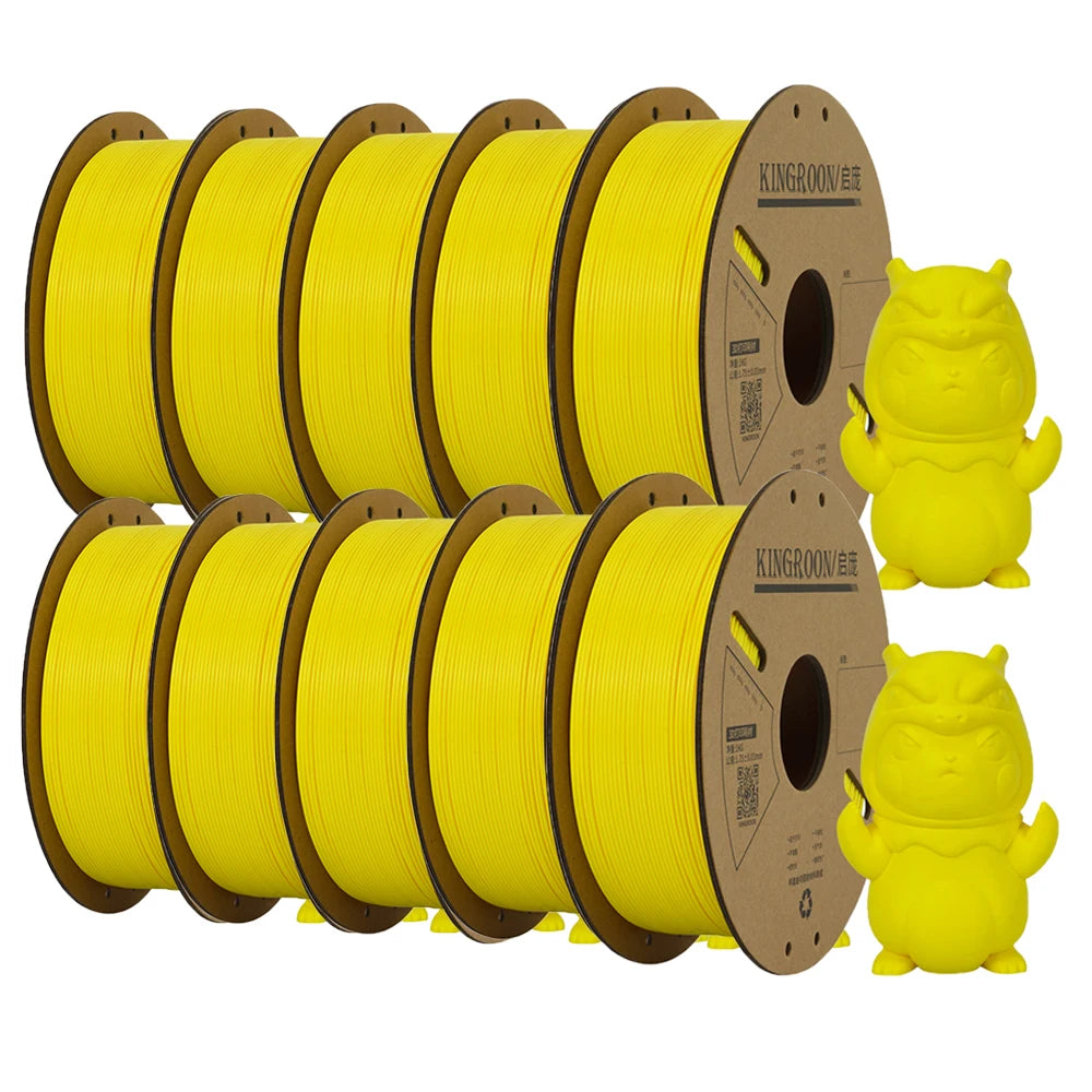 KEEPANG PLA Filament 1.75mm No Bubble 3D Printer Filament 5/10 Rolls