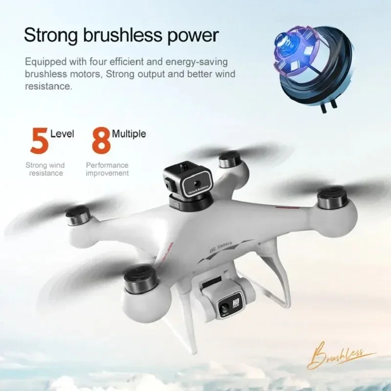 S116 MAX 8K Drone with 3 Batteries Dual Camera Optical Flow Obstacle Avoidance