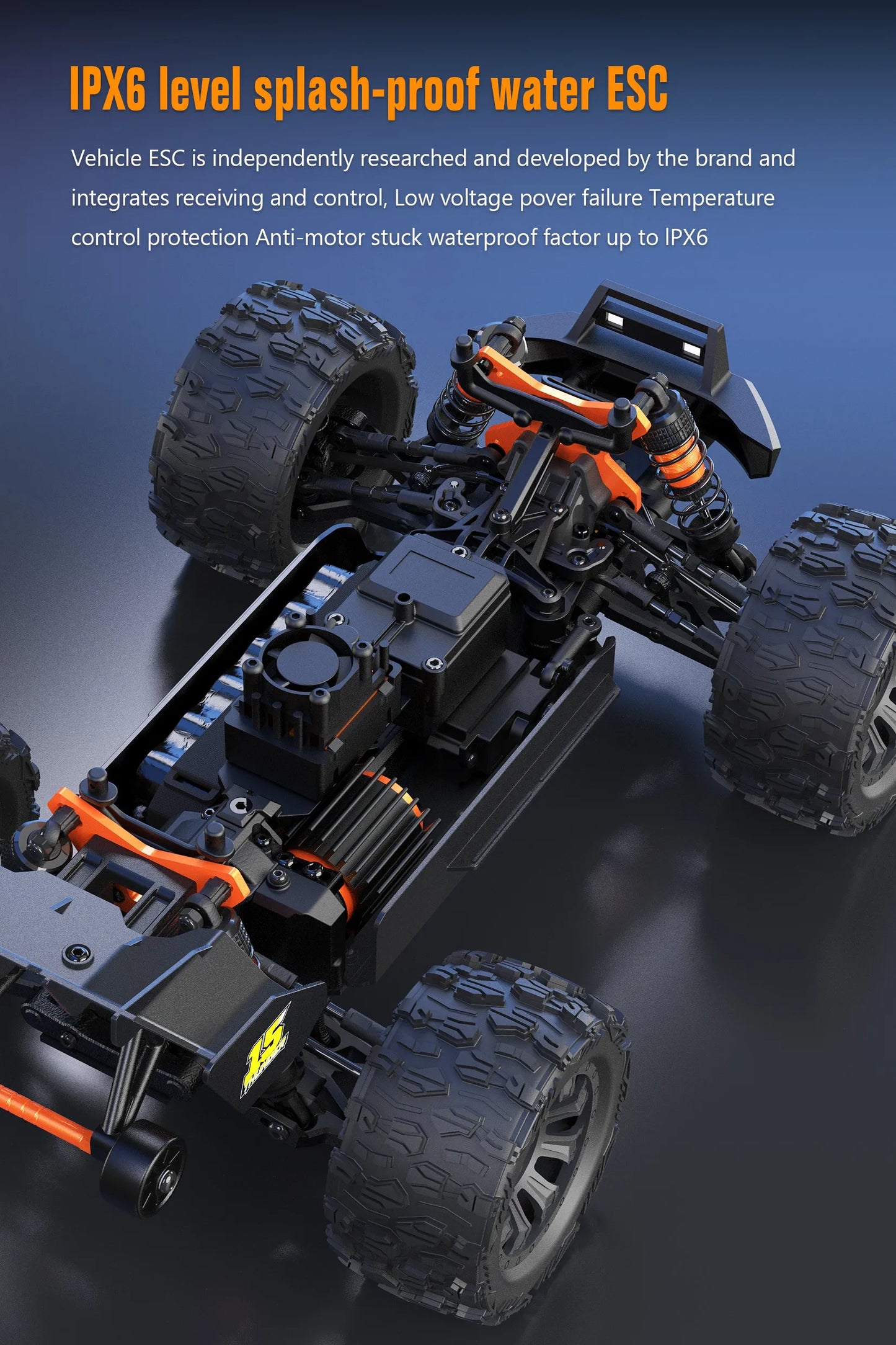 JIUSI MT14R 1/14 RC Racing Car 4WD 80km/h Brushless Motor 2.4G Remote Control 35C High Speed Off-road