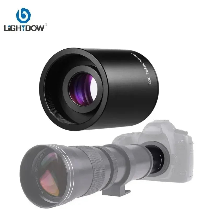 Lightdow 2X Teleconverter for Canon and Nikon Lenses