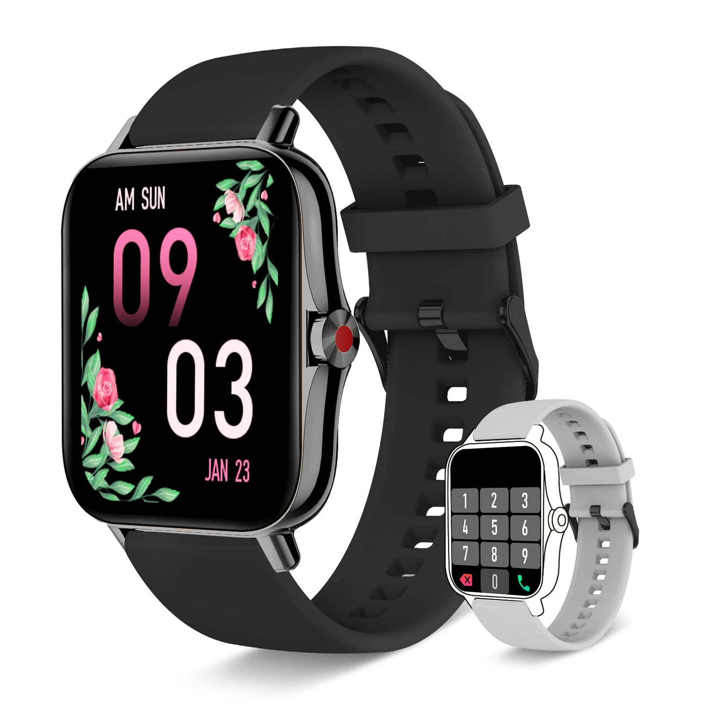 Smart Watch for Women Call Dial Fitness Tracker Heart Rate Sleep Monitor Pedometer