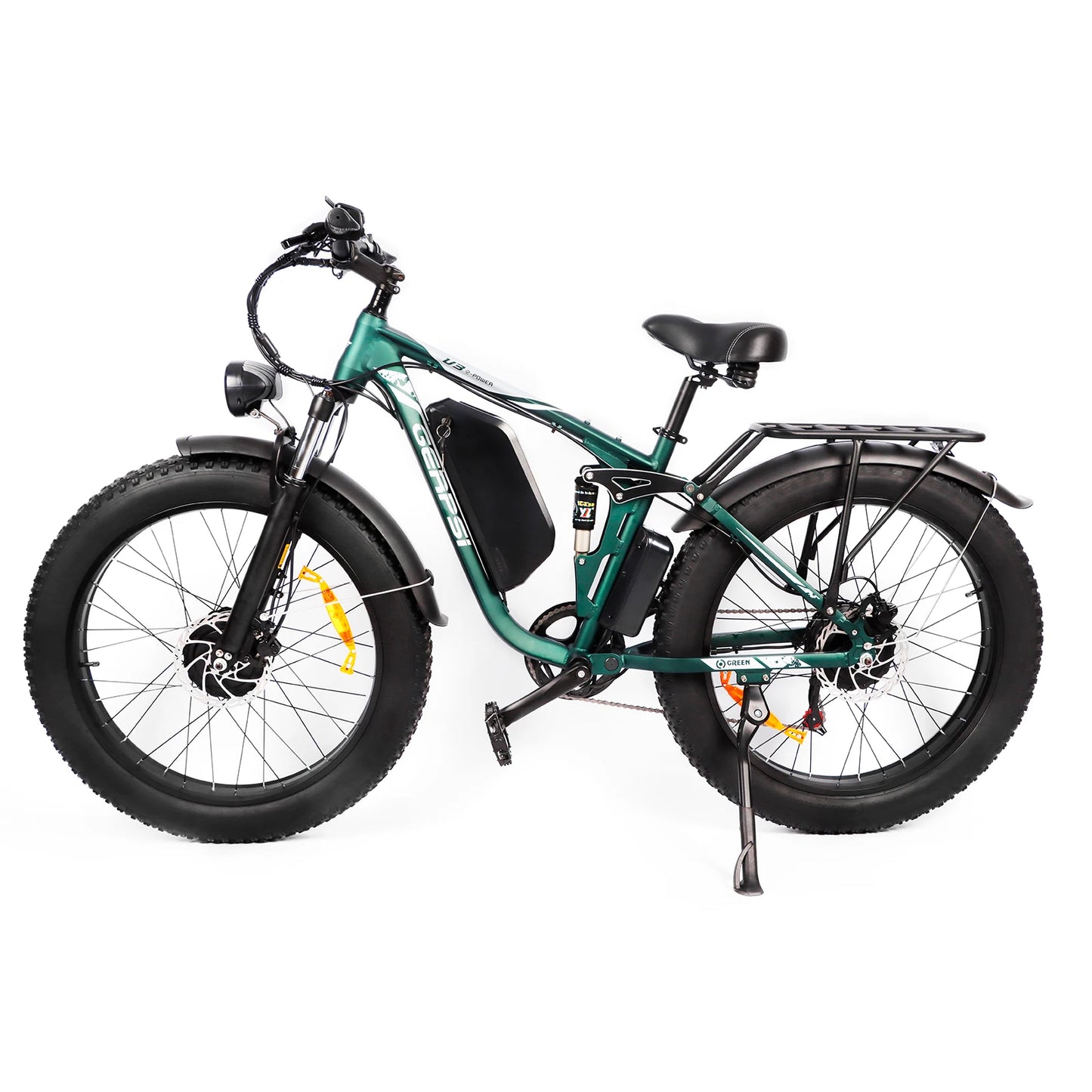 3000W Electric Mountain Bike with Dual Motor 48V 25Ah Lithium Battery Hydraulic Brakes