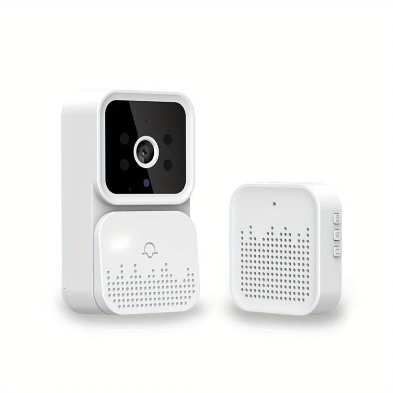 Wireless Smart Video Doorbell with 2.4G WiFi Two Way Audio Night Vision and SD Card or Cloud Storage