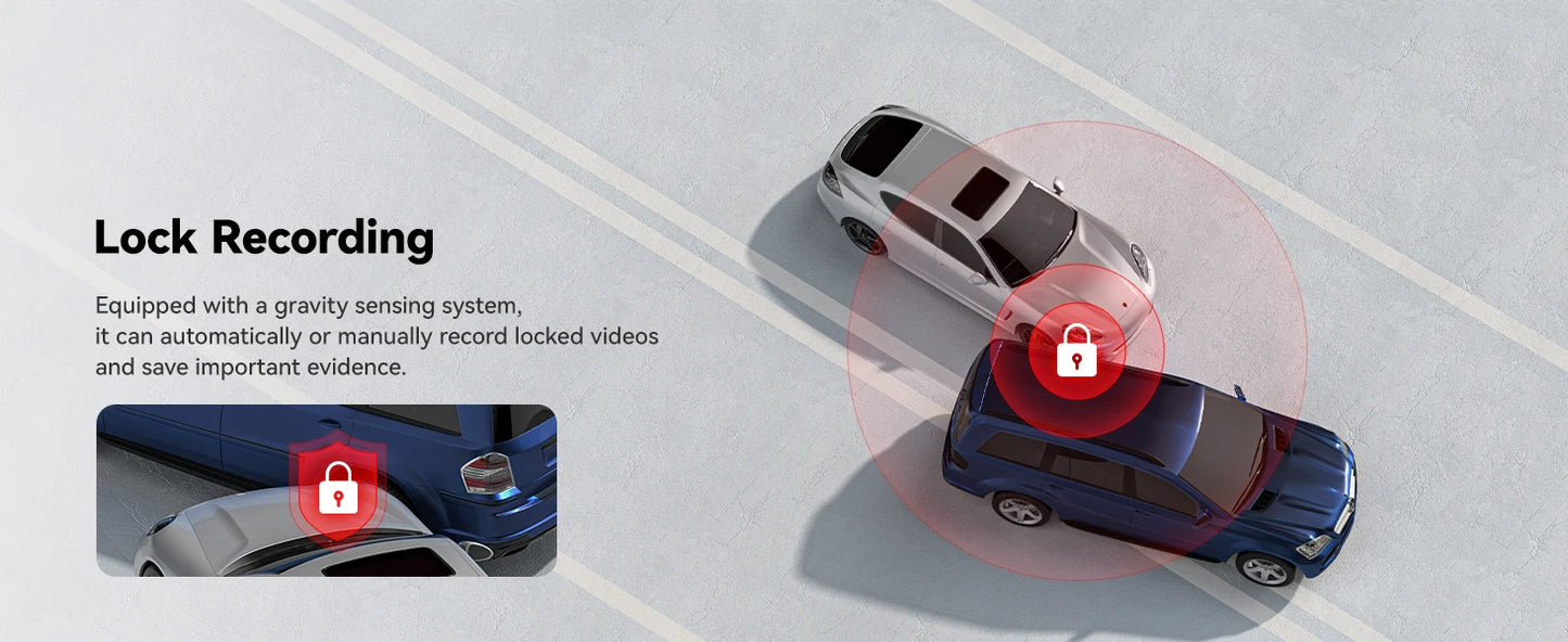 REDTIGER F8 4K+1080P Dash Cam Front and Rear with 5.8G WiFi and GPS