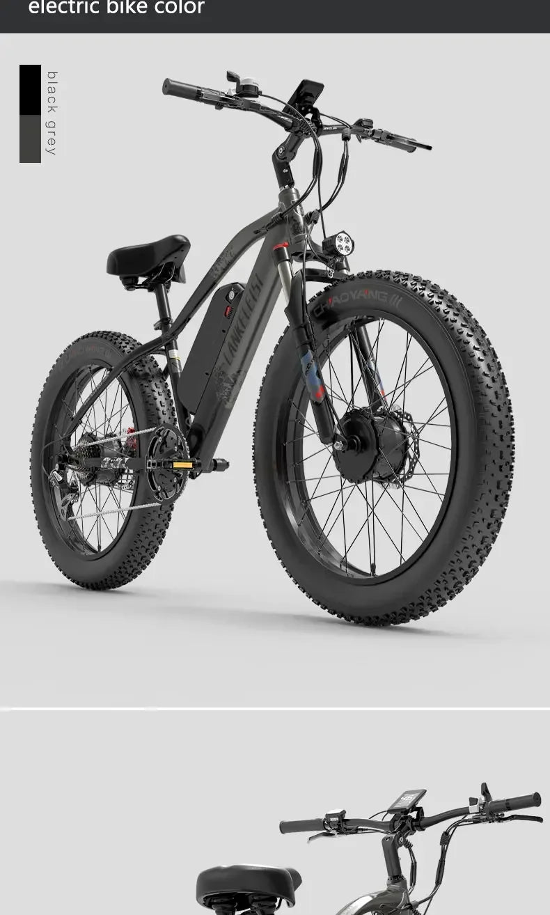 LANKELEISI MG740PLUS Electric Bike 2000W Motor 48V 16Ah Fat Tire Full Suspension
LANKELEISI MG740PLUS