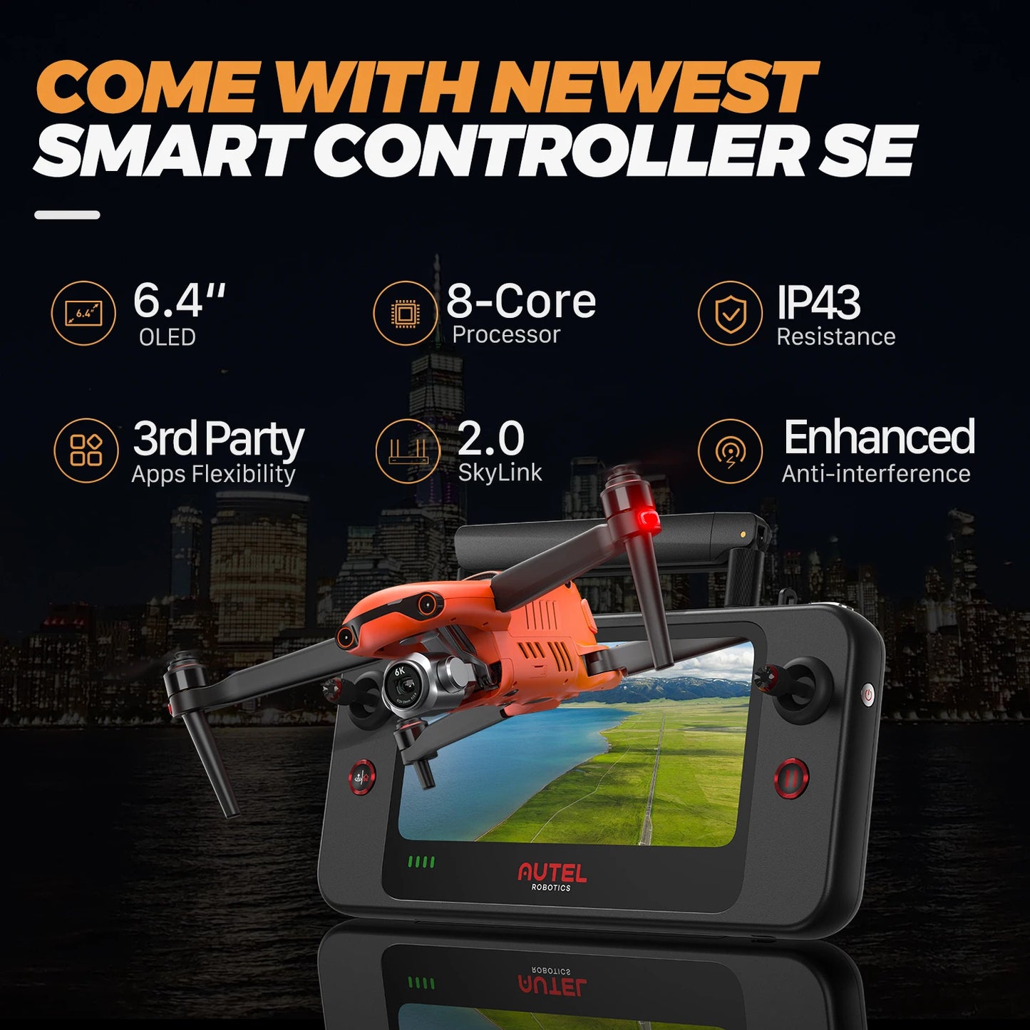 Autel EVO II Pro V3 6K Drone 1Inch CMOS HD Camera 10KM Transmission 720 Obstacle Avoidance