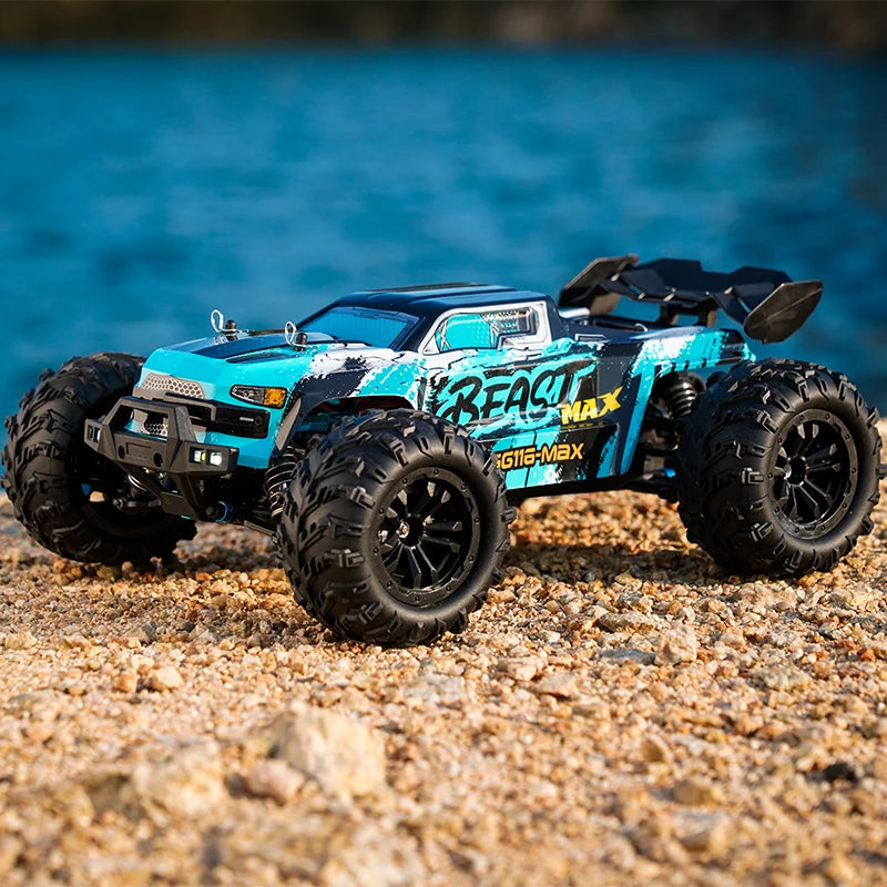 Brushless 4WD Off Road RC Car 80kmh With LED Lights