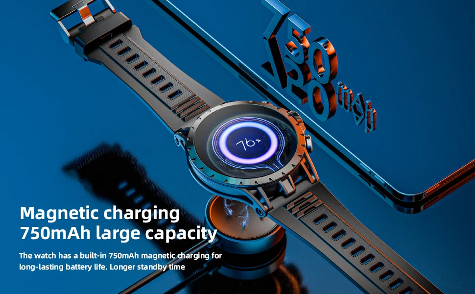 LOKMAT APPLLP 4 Android Smart Watch Phone 4G Calls AMOLED Screen