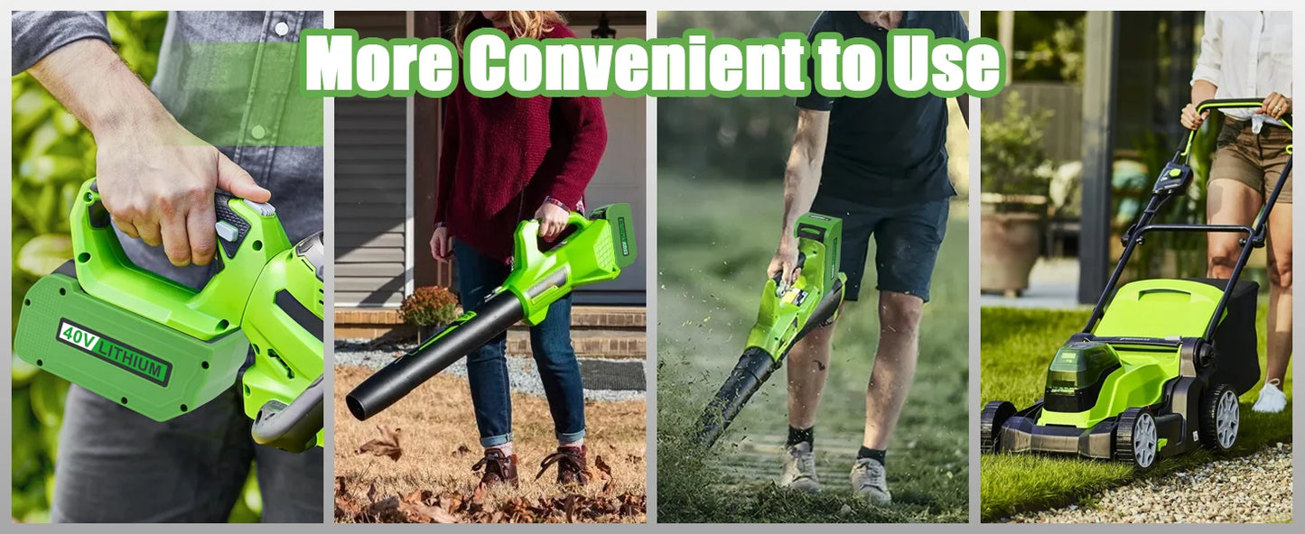 6.0Ah Greenworks 40V G-MAX Battery for 29472 29462 29252 20202 22262 Cordless Power Tools