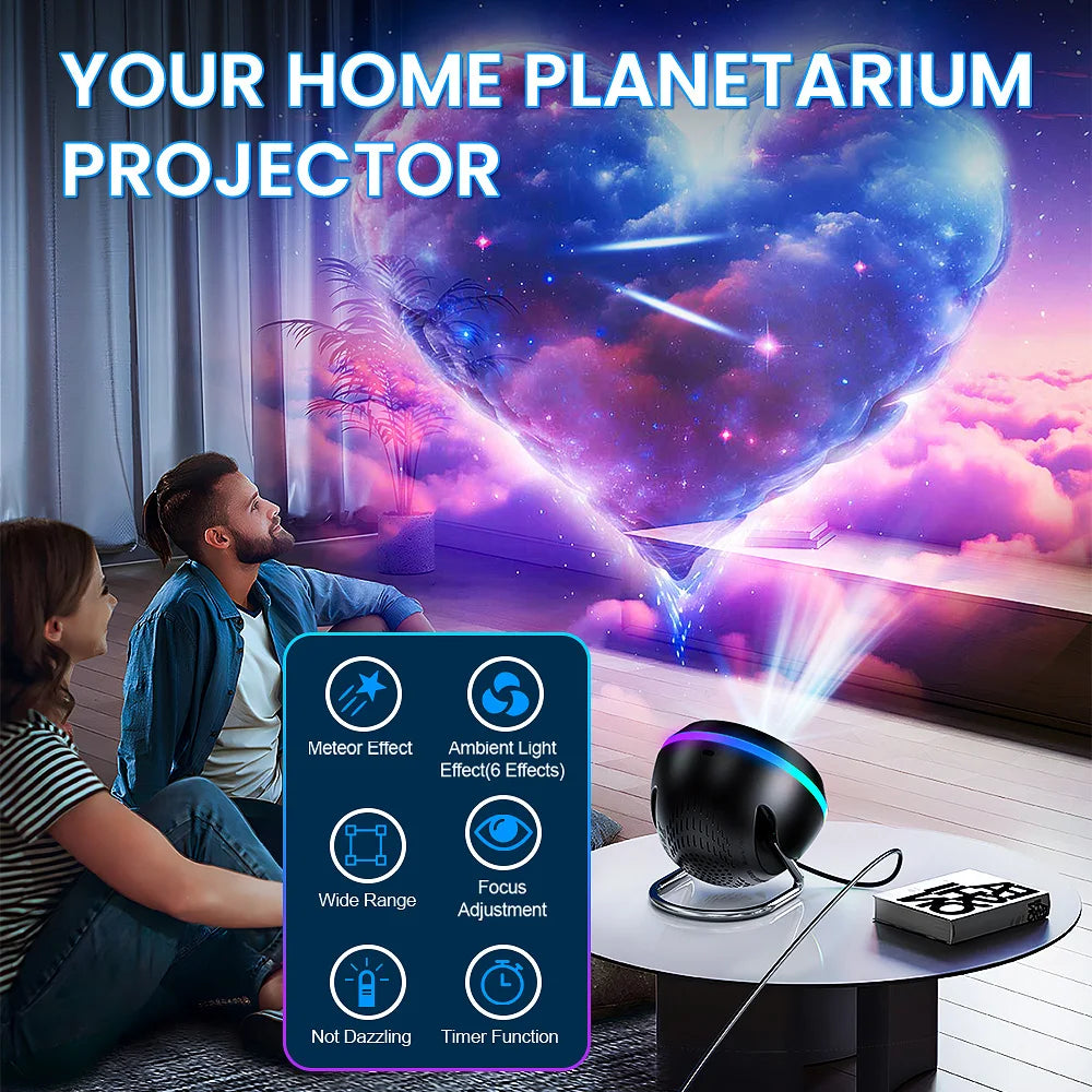 Mexllex Galaxy Star Projector Night Light Space Lamp