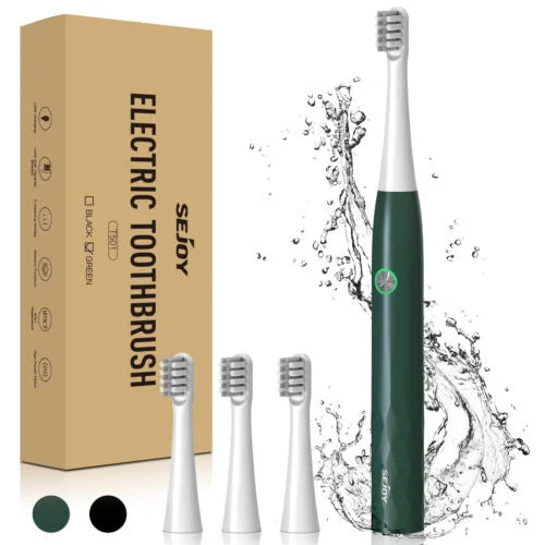 Sejoy Sonic Electric Toothbrush for Adults Rechargeable 5 Modes Personal Care