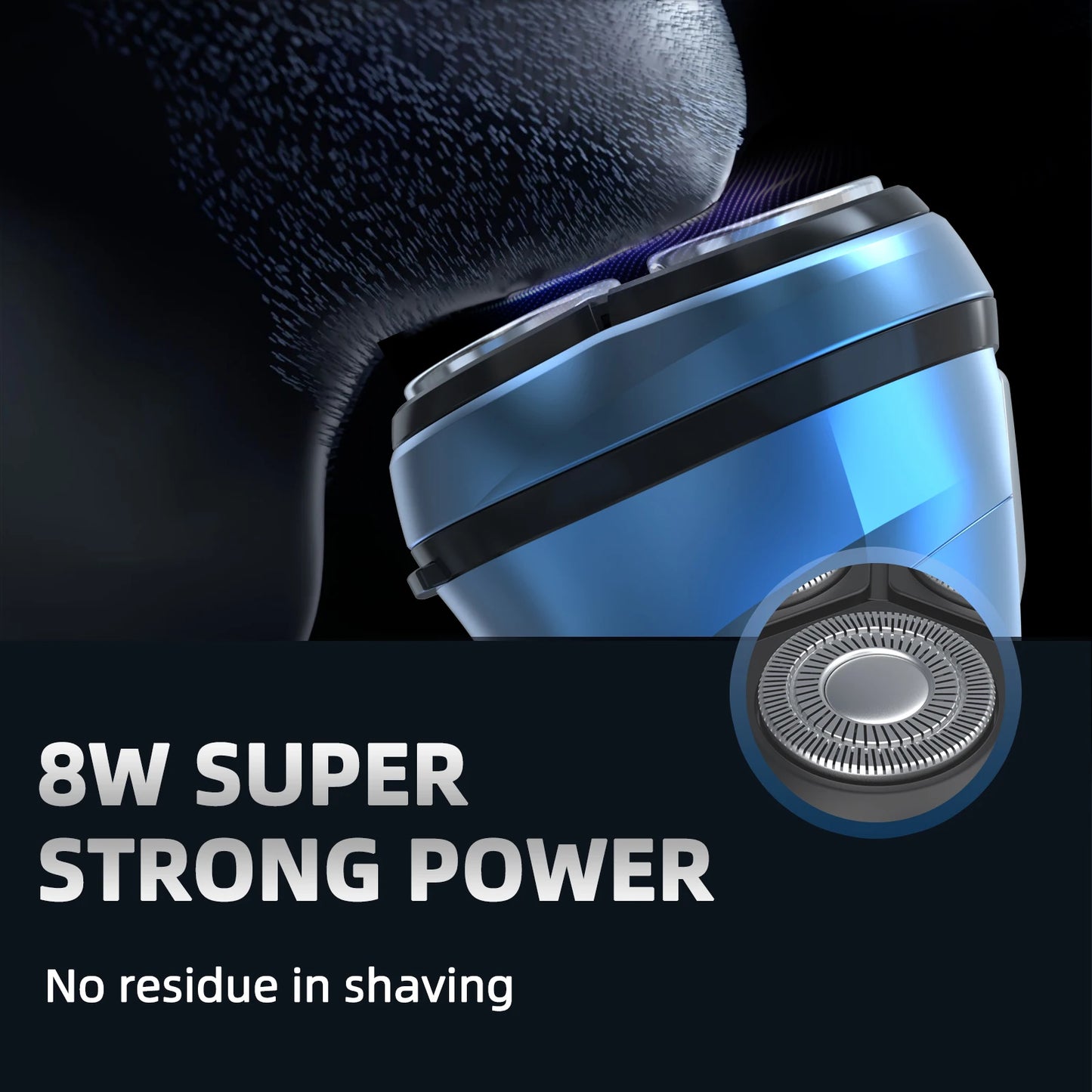 Sejoy Electric Razor for Men Rotary Rechargeable Travel Shaver Beard Trimmer