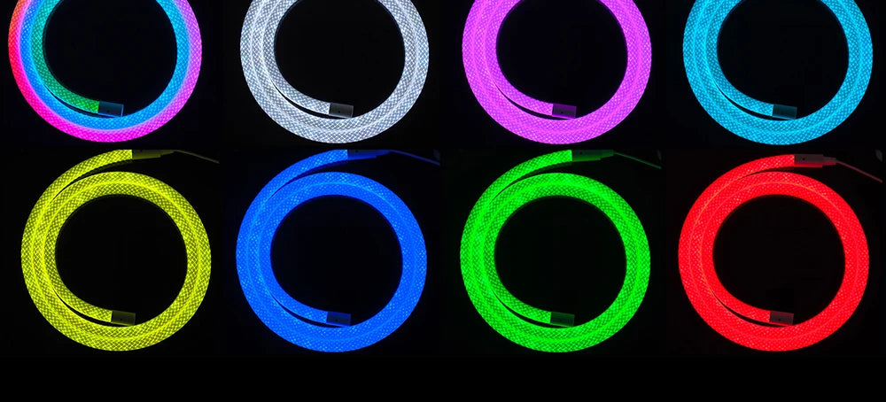RGBIC 5V Silicone Neon LED Strip Waterproof 360 Glow