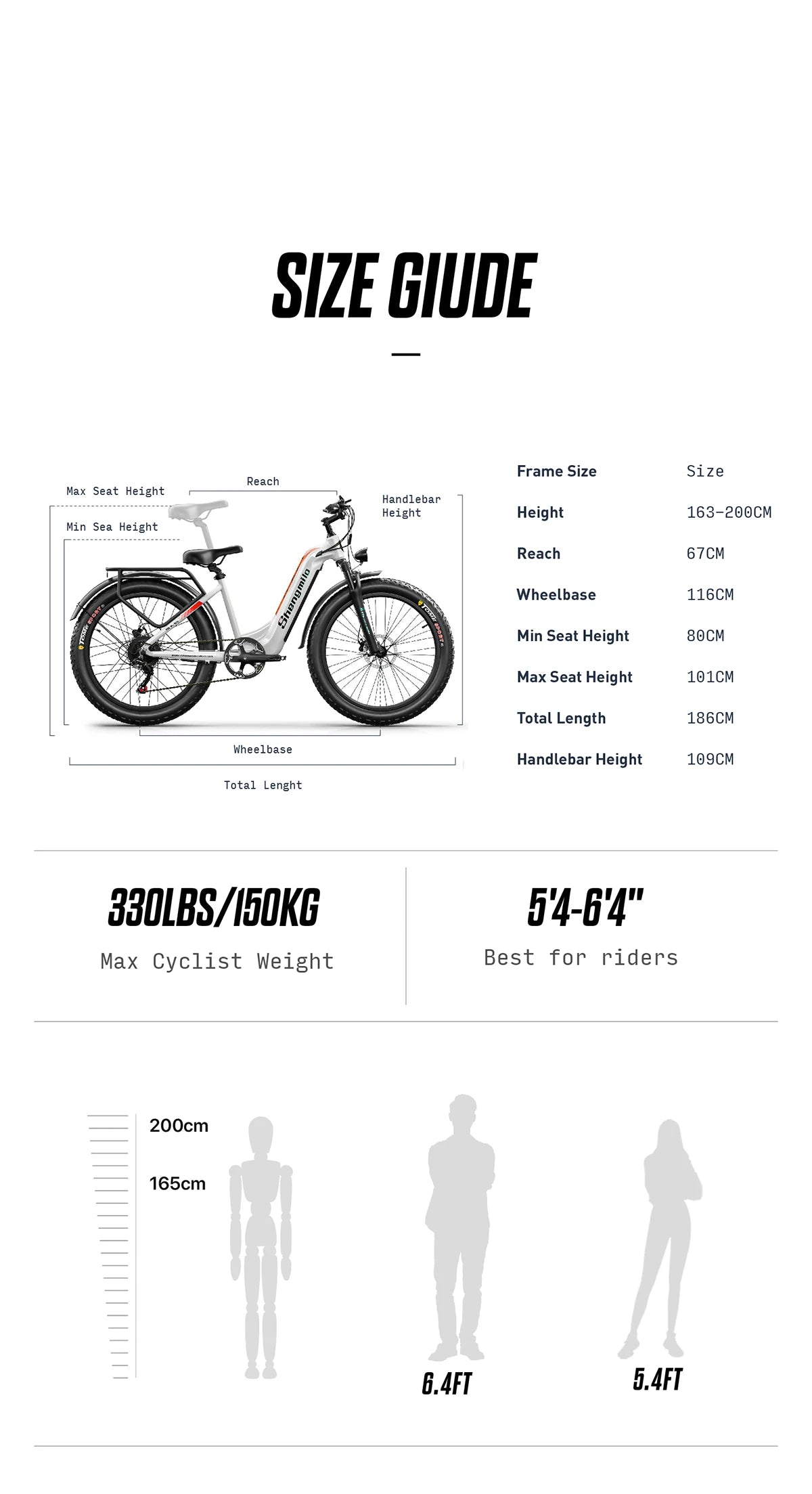 Shengmilo MX06 Electric Bike 1000W Motor 48V 17.5Ah Lithium Battery 26 Inch for Adult City Commuting