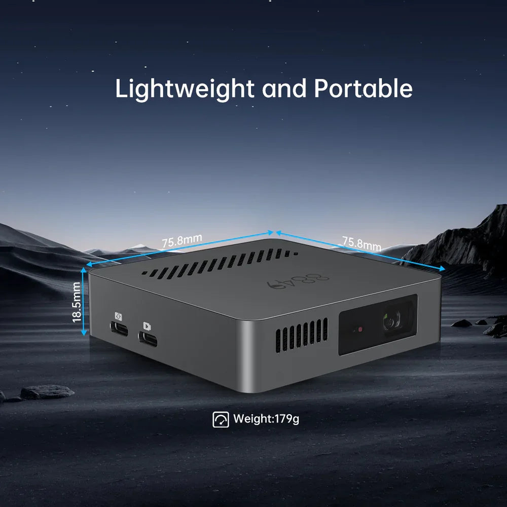 8849 Mars Mini Projector HD 1080P Auto Focus Outdoor Beamer