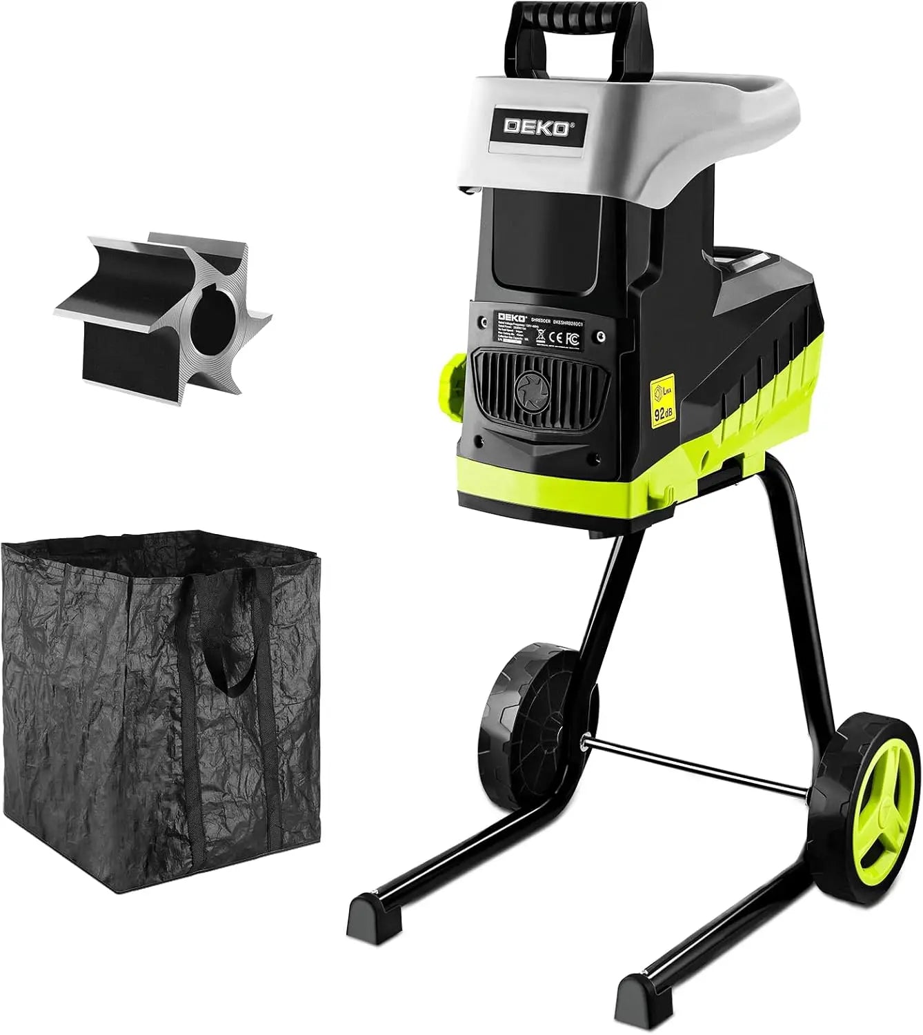 15Amp Electric Wood Chipper Shredder
