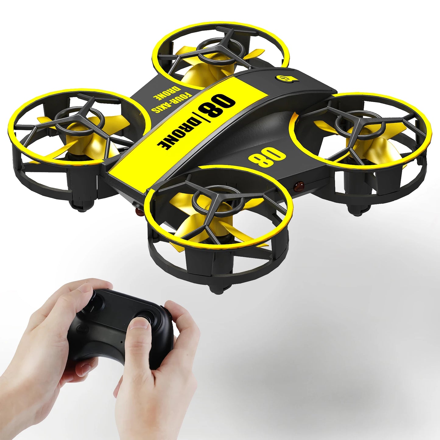 Mini Drone for Kids Beginners with Lights 3D Flip 3 Batteries Indoor RC