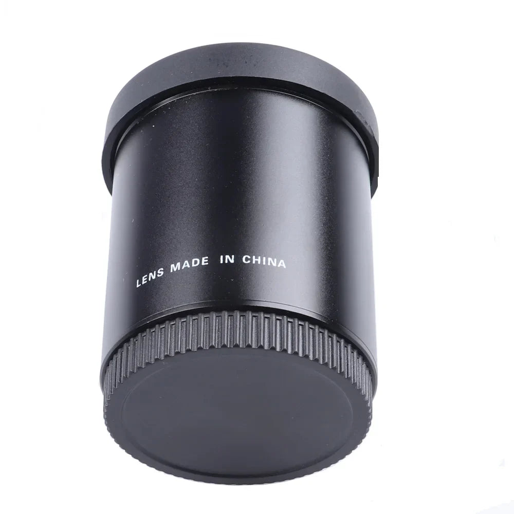 Lightdow 2X Teleconverter for T-Mount lenses, compatible with multiple camera brands.