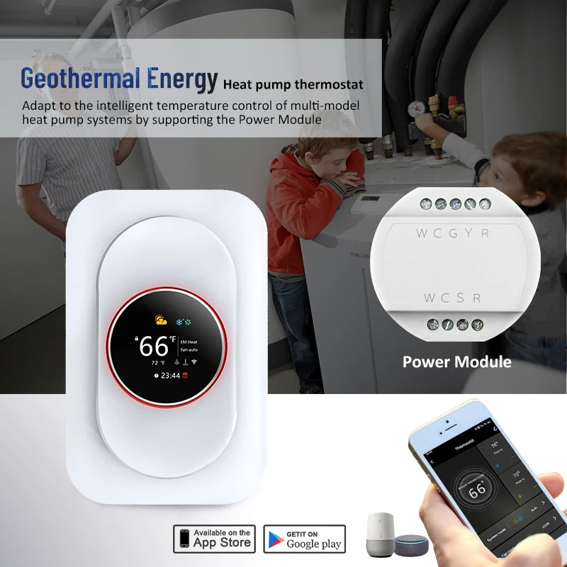 Beca Smart Thermostat TFT LCD Alexa Google