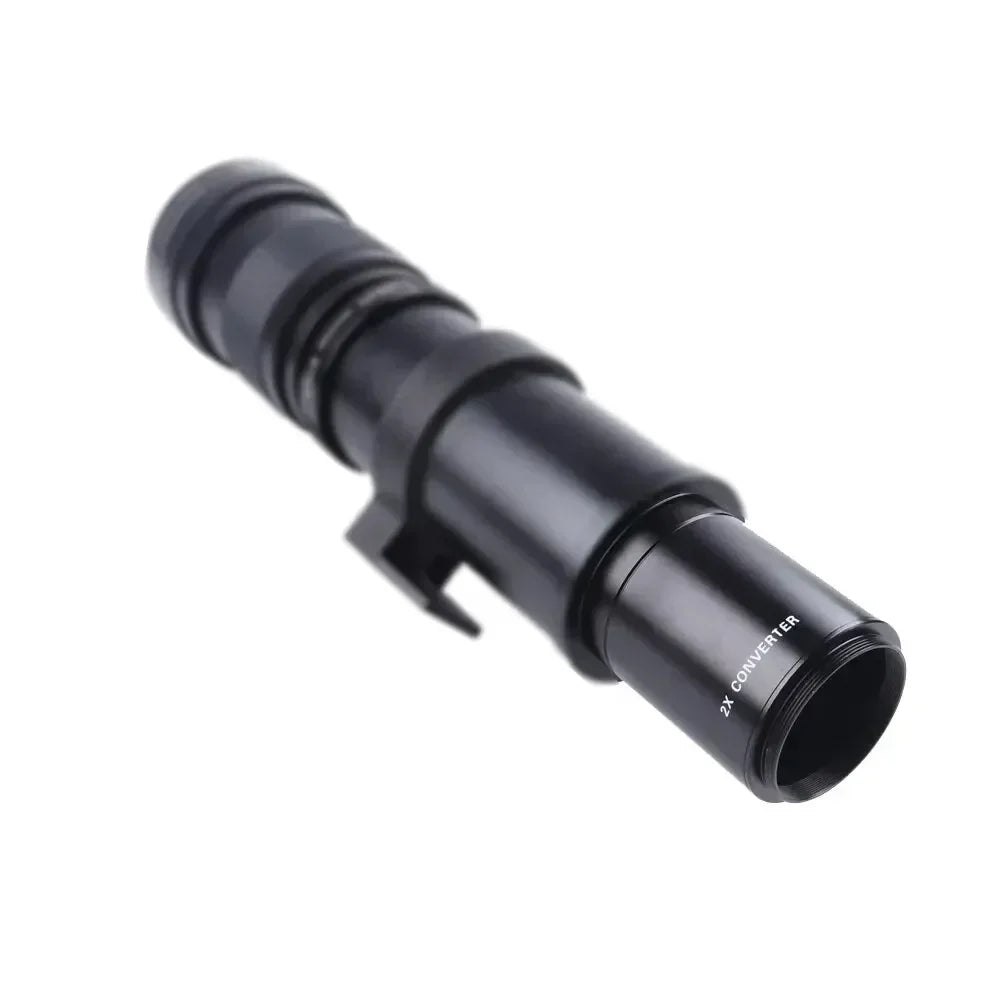 Lightdow 2X Teleconverter for T-Mount Lenses, compatible with Canon, Nikon, Pentax, Sony, and more, manual focus.