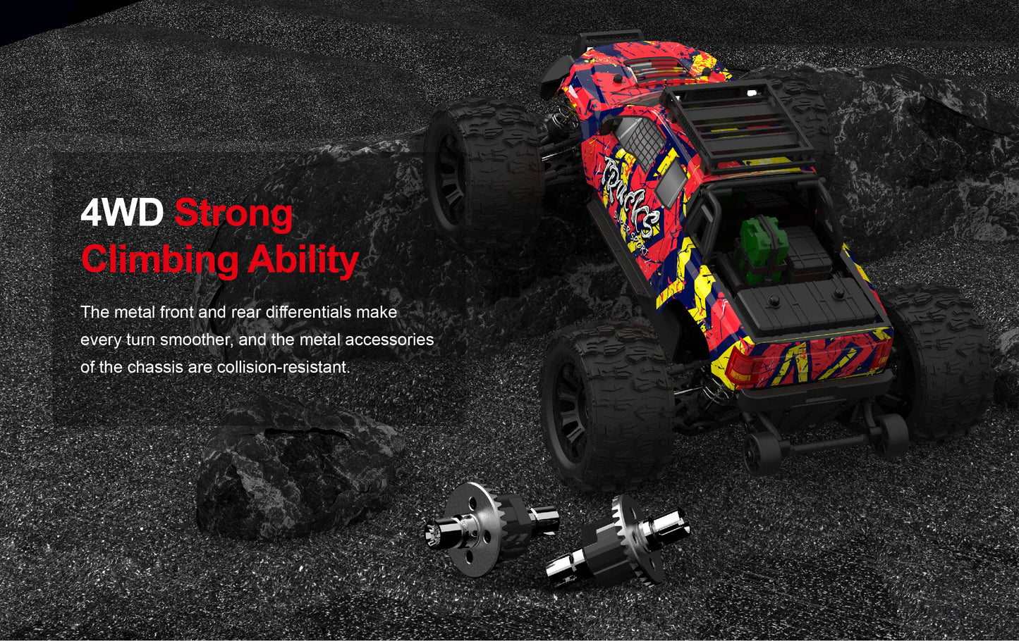 JIUSI PT14R MT14R 114 4WD RC Car 80kmh Brushless Off Road Truck