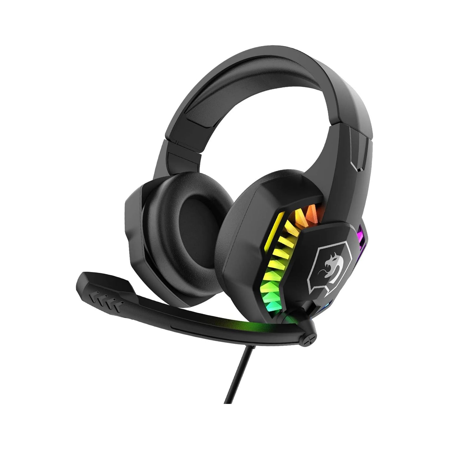 MAMBASNAKE CY907 RGB Gaming Headset 5.1 Surround Sound 3.5mm Wired Over-Ear Headphone