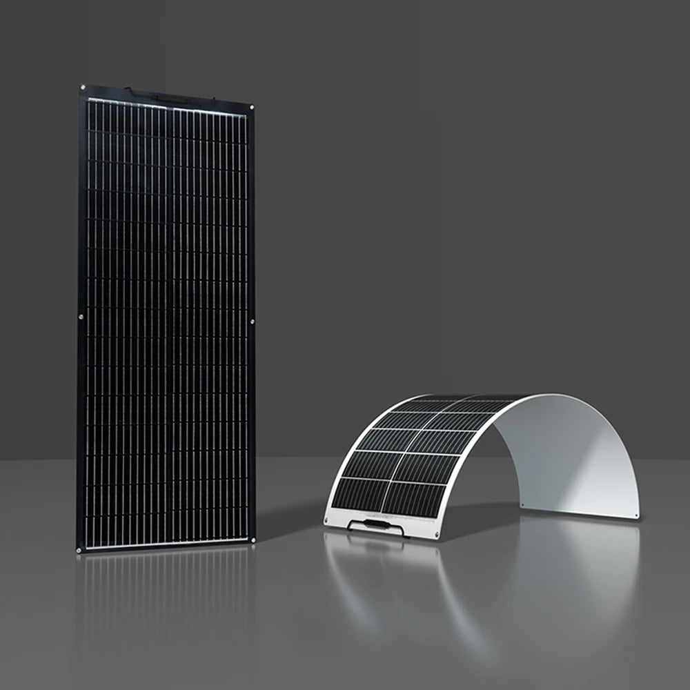 WUZECK 200W Flexible Solar Panel Kit 2x100W with 20A Controller and Cables