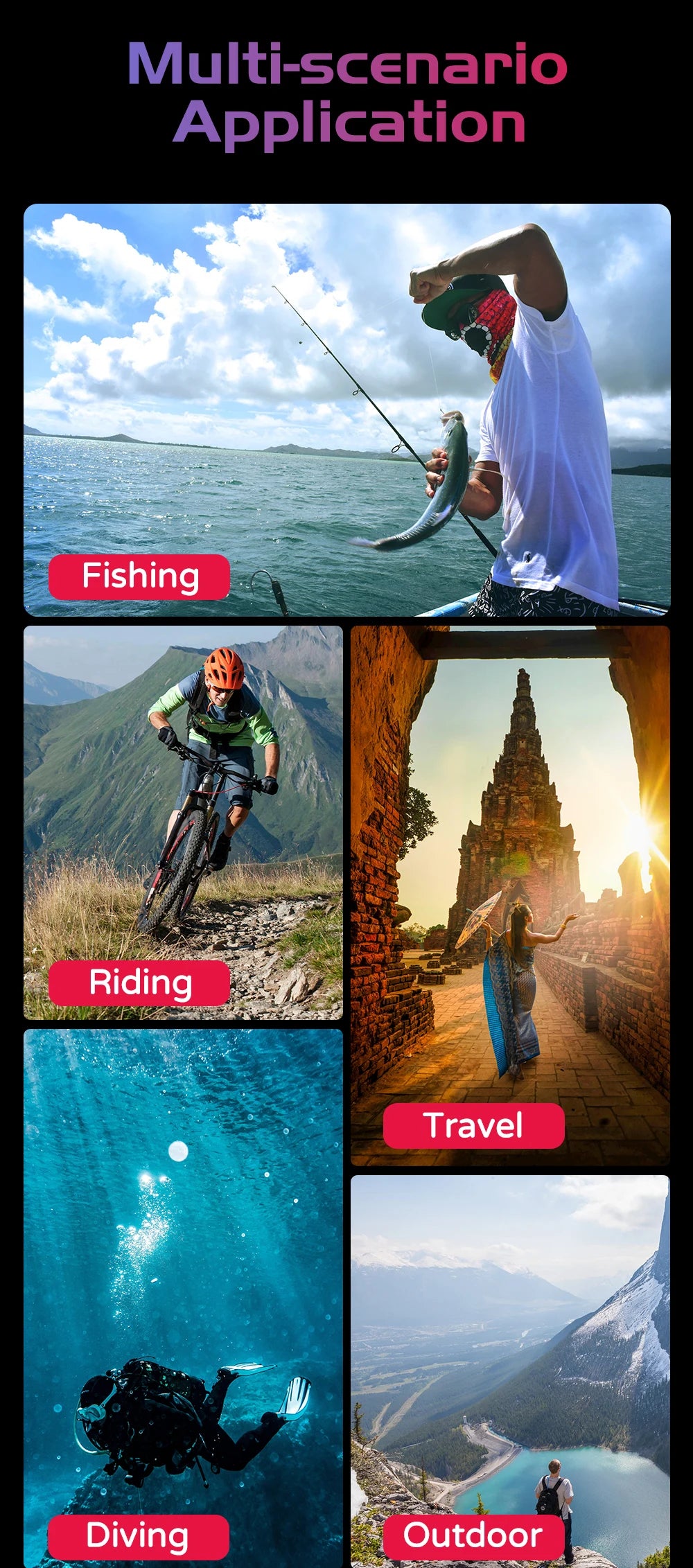 SJCAM SJ4000 Dual Screen 4K Action Camera Waterproof Anti-Shake HD Sports Cam