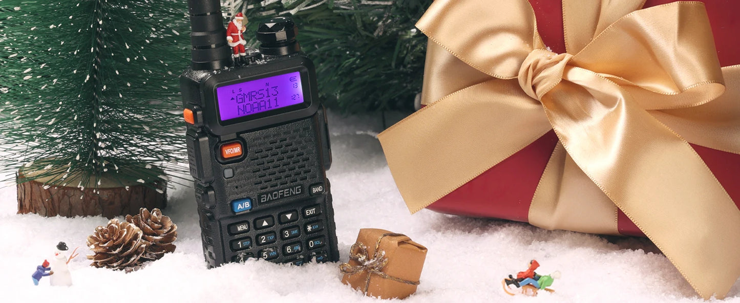 2PCS Baofeng UV-5G UV-5X GMRS Radio