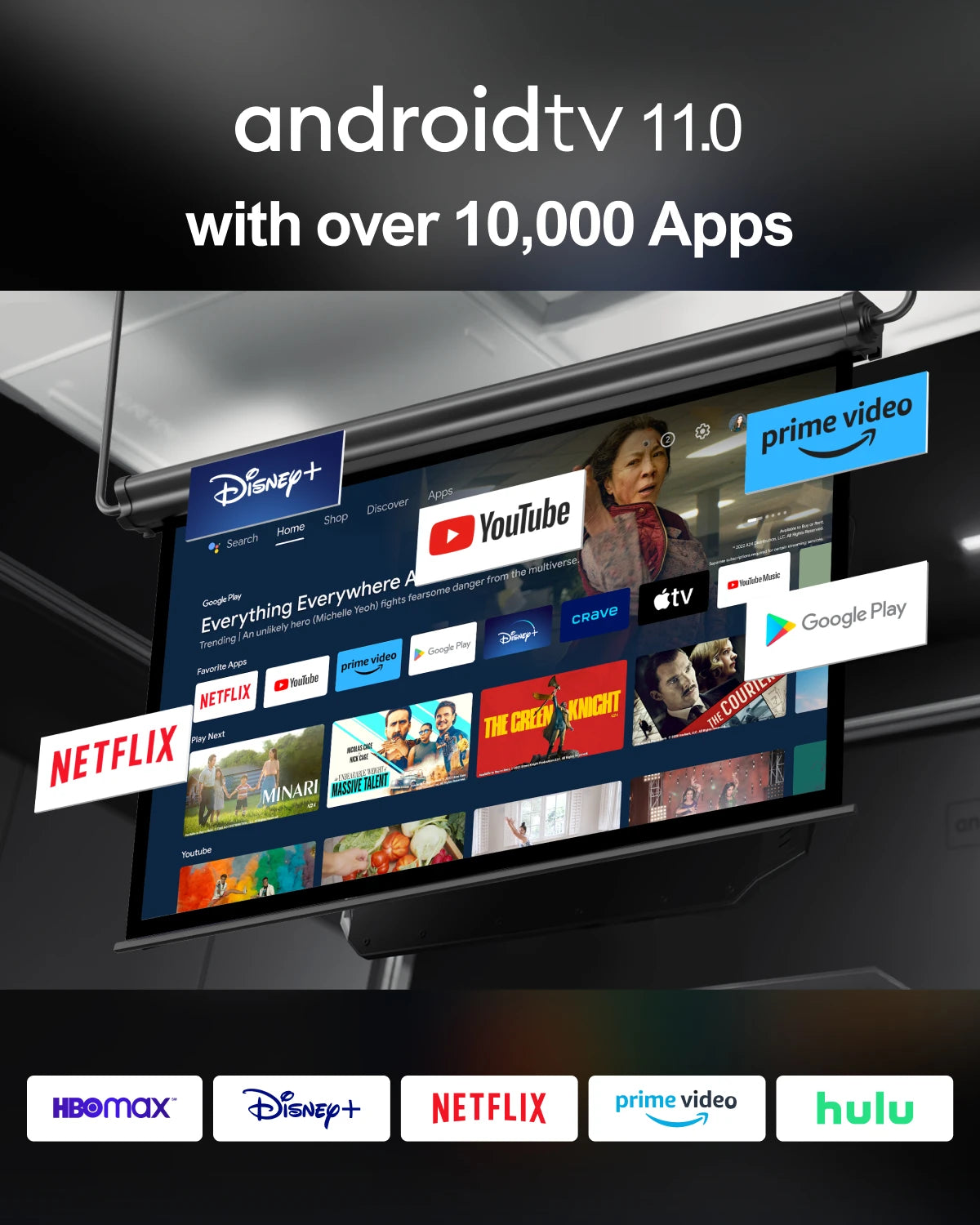 ULTIMEA Projector 4K Android TV Netflix Dolby Smart