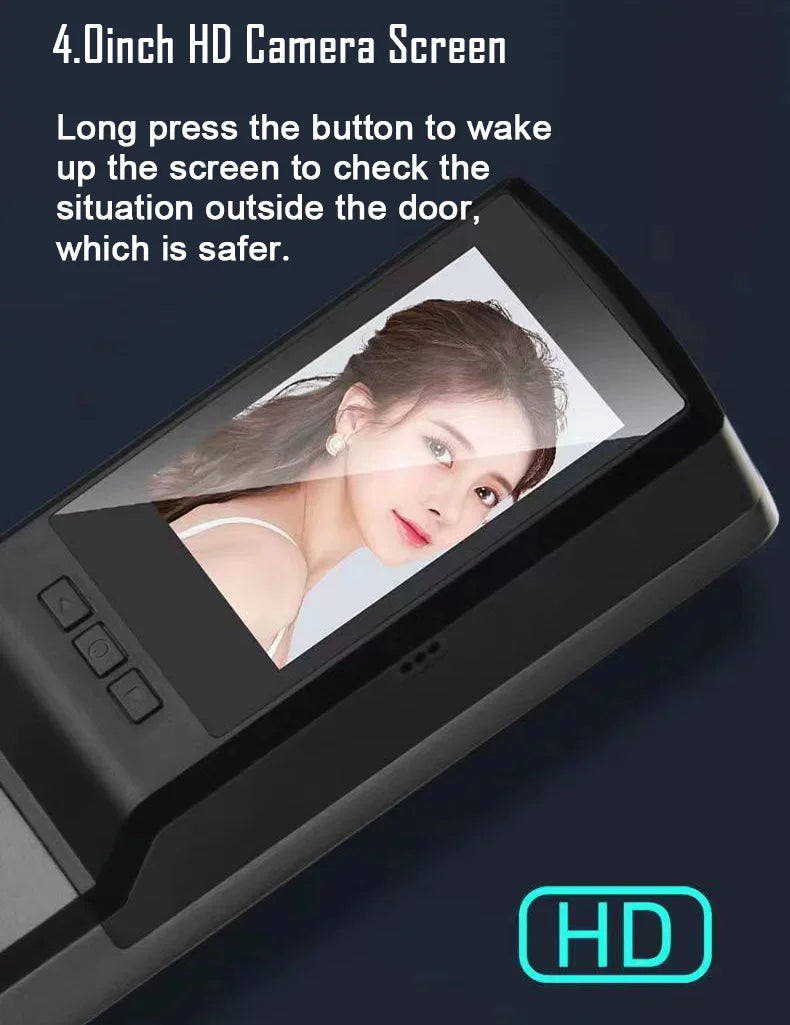 3D Face Recognition Digital Door Lock with Camera Fingerprint and Keyless Entry