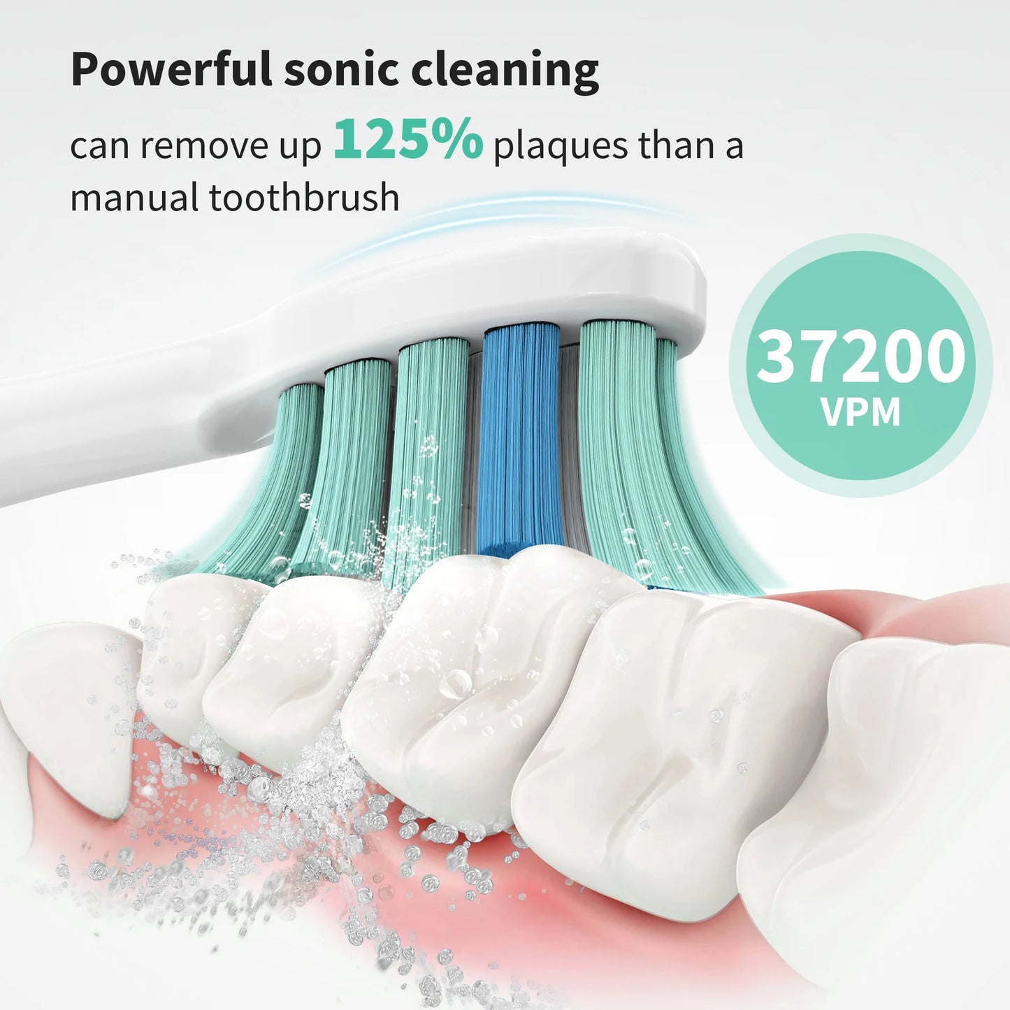 Sejoy Sonic Electric Toothbrush for Adults Rechargeable 5 Modes Personal Care