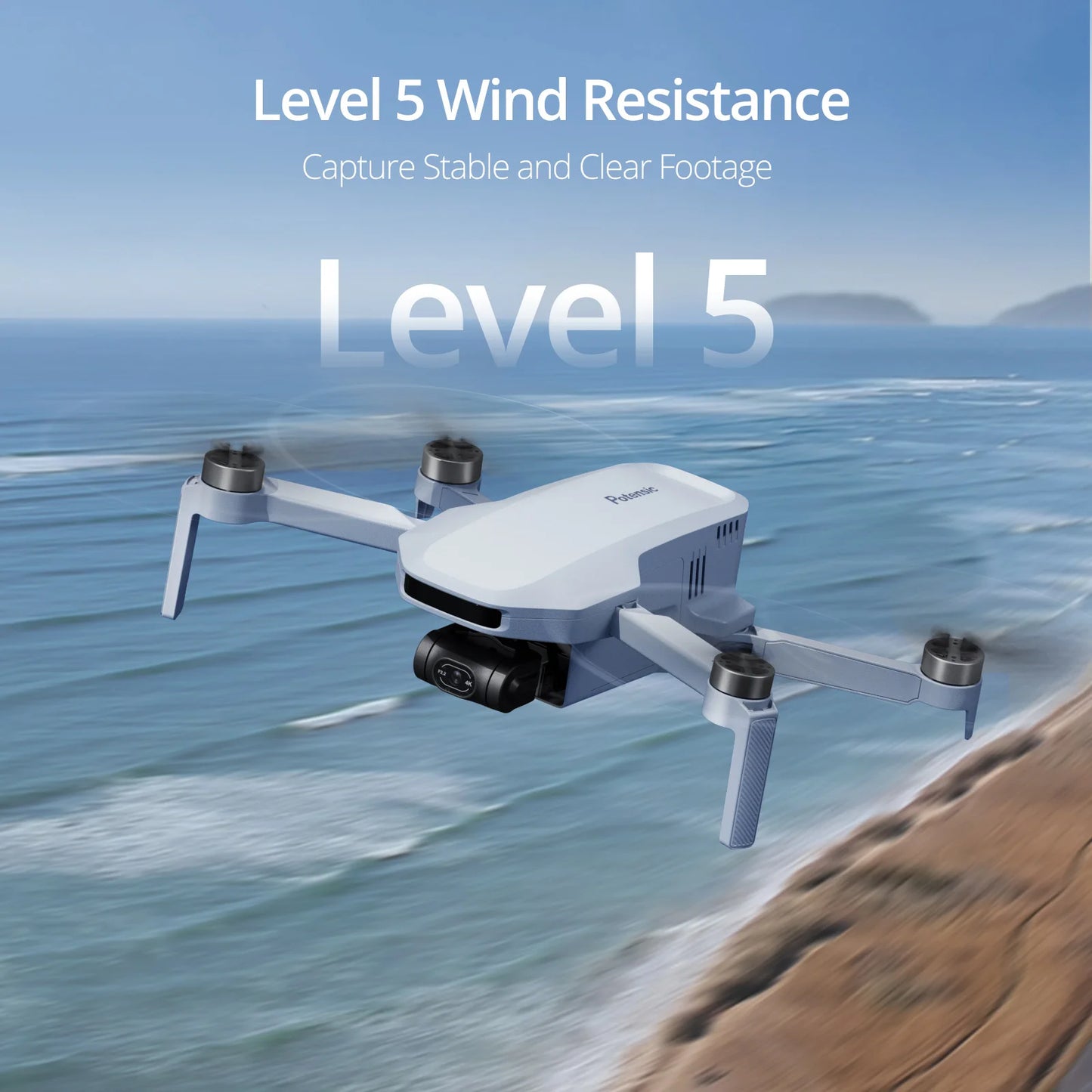 Potensic C0 Mini Drone 3 Axis Gimbal 6KM GPS 4K Camera Brushless Quadcopter ATOM