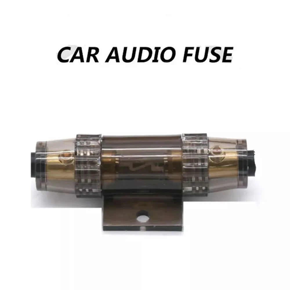 Complete 4AWG Car Audio Amplifier Wiring Kit with RCA Fuse for 2300W Subwoofer Install