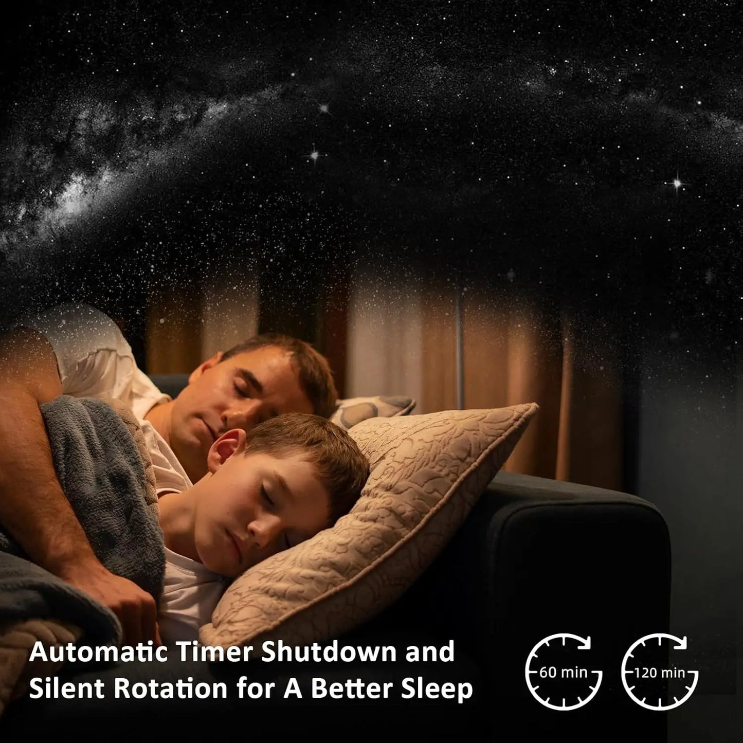 Mexllex Galaxy Star Projector Night Light Space Lamp